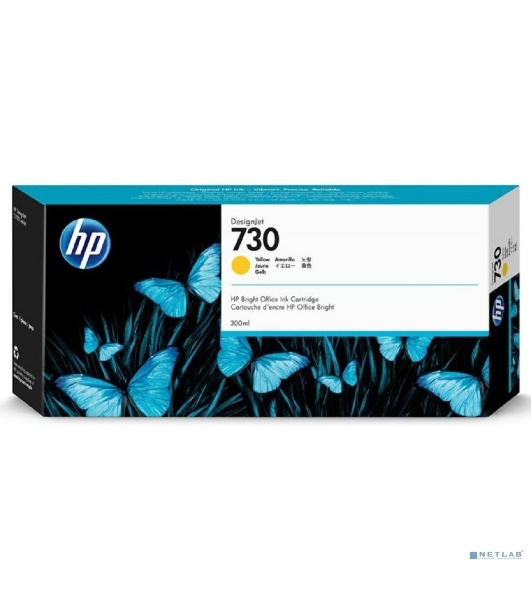 Картридж струйный HP 730 желтый для DesignJet T1700 (44') 300мл