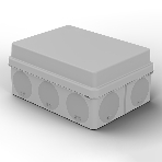 Коробка распаячная Rexant для прямого монтажа ОУ, HF, 150х110х70мм, IP67 (мембранные вводы), фото4