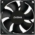 Вентилятор для корпуса Digma DFAN-80 черный, 80 мм, 1800 об/мин, 23 дБ, 4 pin, фото8