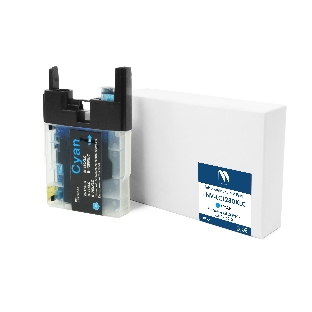 Картридж струйный NVPrint LC-1280XLC (NV-LC1280XLC) Cyan для Brother MFCJ5910/6510/6910 (19 мл) совместимый