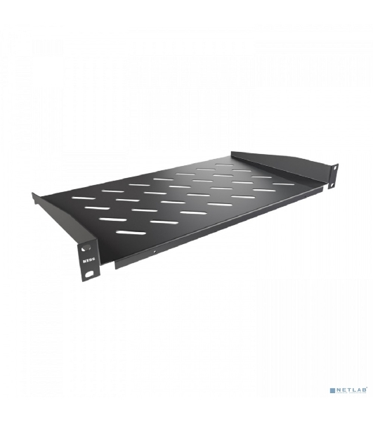 Полка стационарная NTSS NTSS-FF-250-BL 1U нагр.:20кг. 19' 250мм черный