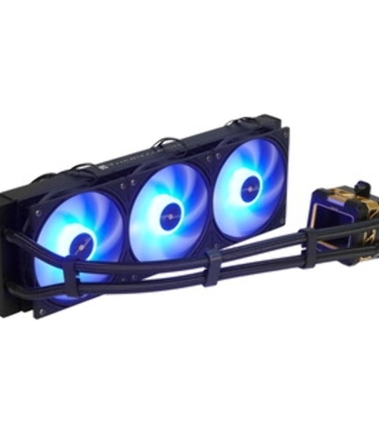 Система жидкостного охлаждения Thermalright Frozen Warframe 360 ARGB Soc-AM5/AM4/1200/1700/1851 черный 4-pin 29.8dB Al LCD Ret (F-WFRAME-360-BL-ARGB)
