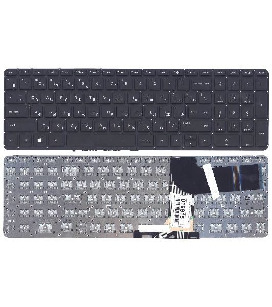 Клавиатура для ноутбука HP Pavilion 15-P 17-F черная с подсветкой