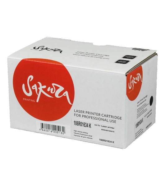 Картридж лазерный Sakura 106R01634 для Xerox Phaser 6000/6010, WC6015 черный, 2000 к.