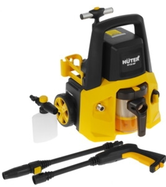 Минимойка-пылесос Huter W150-MF желтый/черный, 1700 Вт, 365 л/ч, 8 м