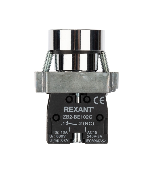 Кнопка Rexant XB2 зеленая NO