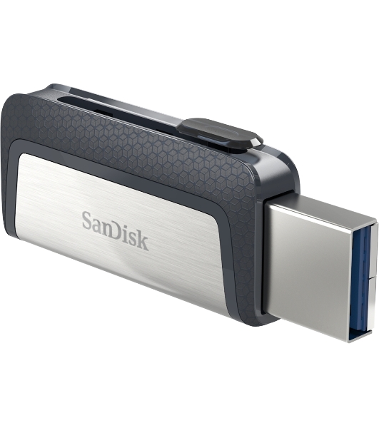 Флешка USB Sandisk 64Gb Ultra Dual SDDDC2-064G-G46 USB 3.0 серый/узор