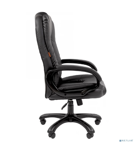Кресло Chairman 600 черный, экокожа, 120 кг