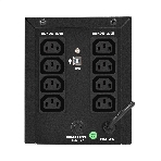 Источник бесперебойного питания ExeGate Smart LB-2200.LCD.AVR.8C13.USB (2200VA/1300W, цветной LCD, AVR, 8*C13, USB, батарея 12V 9Ah - 2 шт., металлический корпус, Black), фото7