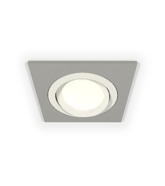 Комплект встраиваемого поворотного светильника Ambrella light XC7633080 SGR/SWH серый песок/белый песок MR16 GU5.3 (C7633, N7001)