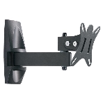 Кронштейн для телевизора Holder LCDS-5004 металлик, 10'-26' макс. 25 кг, настенный, поворот и наклон, фото 1