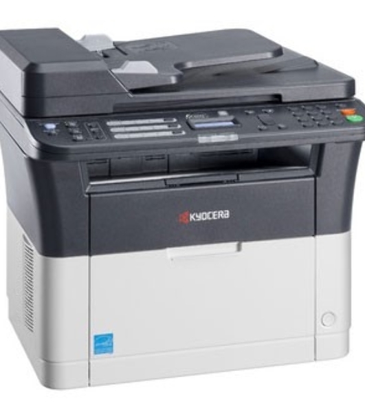 МФУ лазерное Kyocera Ecosys FS-1125MFP (1102M73RU0/1102M73RUV/1102M73RU2/1102M73NX2/1102M73DZ2), A4, ч/б, печ. до 25 стр/мин., скан. до 18 стр/мин. (ч/б) 6 стр/мин. (цвет), 600 x 600 dpi, USB, RJ-45