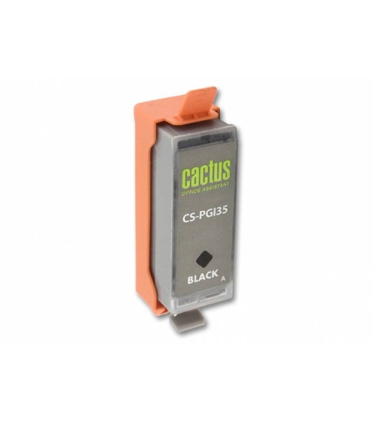 Картридж струйный Cactus CS-PGI35 черный (9 мл) для Canon iP100