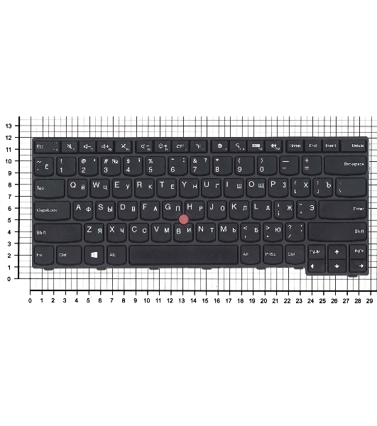 Клавиатура для ноутбука Lenovo ThinkPad E450 E455 E450C черная
