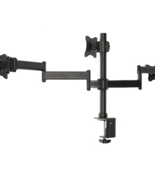 Кронштейн для мониторов Arm Media LCD-T15 черный 15'-32' макс.30кг настольный поворот и наклон верт.перемещ.