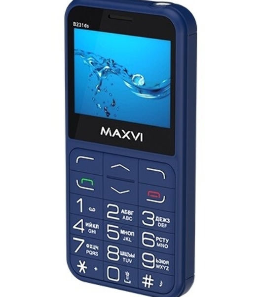 Мобильный телефон Maxvi B231ds синий