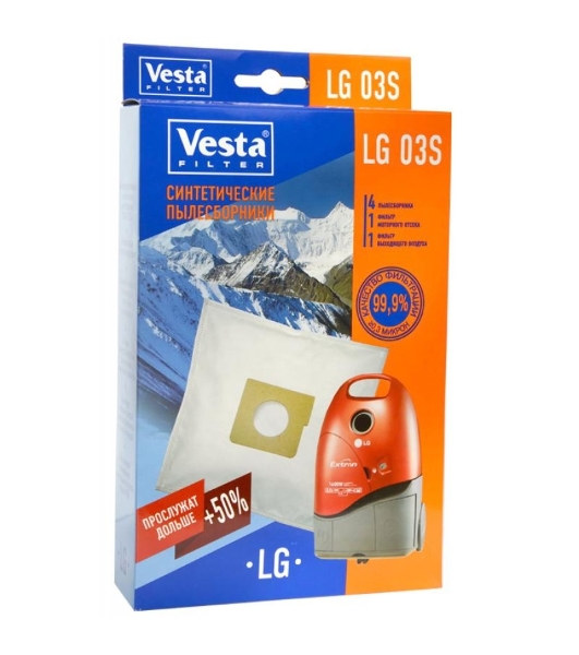 Комплект пылесборников Vesta LG 03 S