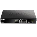 Коммутатор D-Link DGS-1010MP/A1A, 9×1 Гбит/с + 1×1 Гбит/с SFP, неуправляемый, фото8