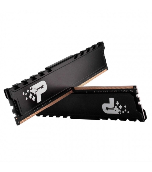 Оперативная память Patriot Signature Premium, DDR4, 16GB (2x8 GB), 2666 MHz, CL19, DIMM, радиатор, черный