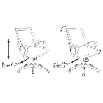 Кресло Бюрократ CH-695N/BLACK черный, сетка, 120 кг, механизм качания, фото9