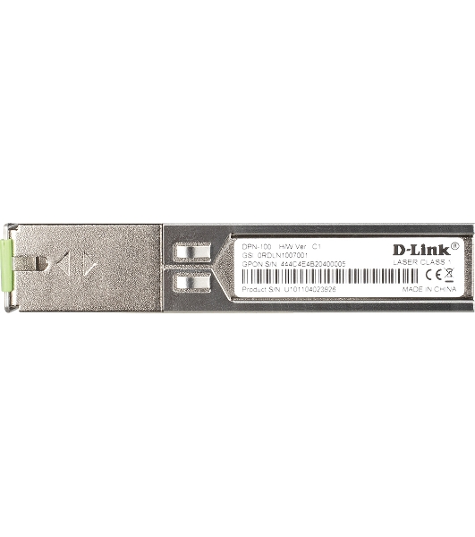 Трансивер DPN-100 GPON ONT Class B+ SFP Transceiver, SC/APC, Single-mode, Tx: 1310nm, Rx: 1490nm, 20KM