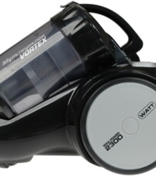 Пылесос Centek CT-2524 черный/серый, 420/2300 Вт, уборка сухая, пылесборник контейнер 2 л