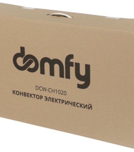 Конвектор электрический Domfy DCW-CH1020 белый, 2000 Вт, 30 м2, термостат