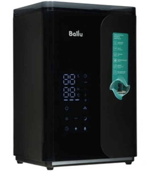 Увлажнитель воздуха Ballu UHB-960 ET черный, 40 м², 5 л, гигростат