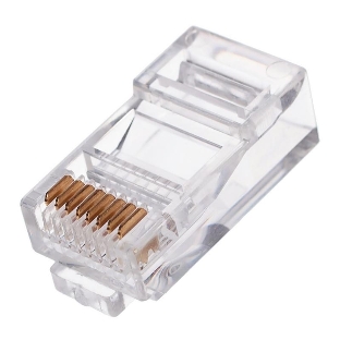 Вилка RJ-45 (8P8C) PLUG3UP6/10 универсальная cat.5e, контакты 6 микродюймов' (10 шт.)