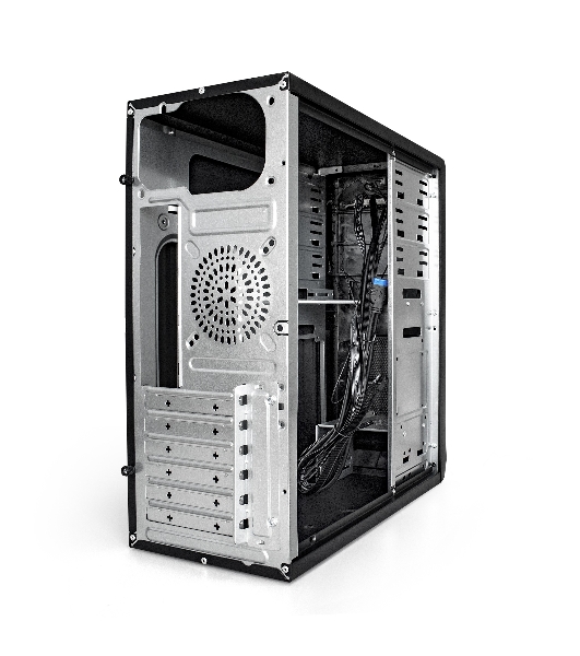 Компьютерный корпус Miditower ExeGate CP-603 Black, ATX, (без БП), 2хUSB+2хUSB 3.0, Audio