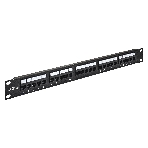 Патч-панель телефонная 19', 1U 25 port ExeGate разъем RJ-12 6P4C, RoHS, черный, фото9