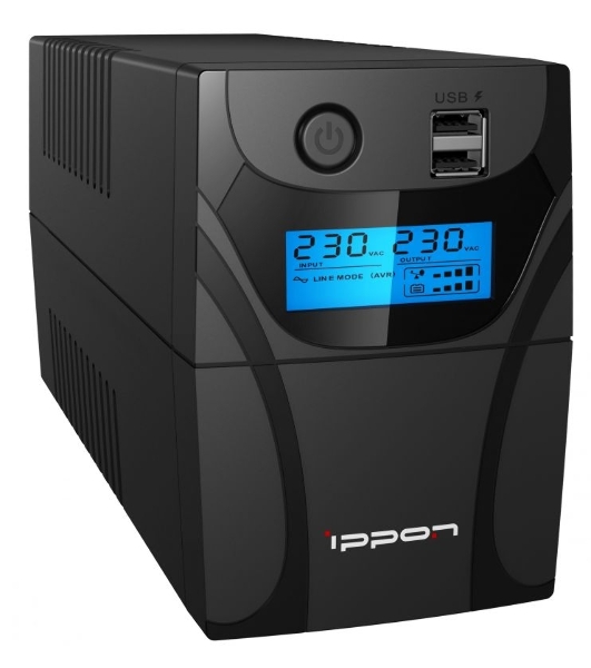 Источник бесперебойного питания Ippon Back Power Pro II 500 300Вт 500ВА черный