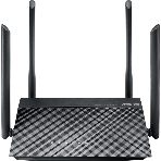 Маршрутизатор беспроводной Asus RT-AC1200 10/100BASE-TX черный (Dual Band), фото16