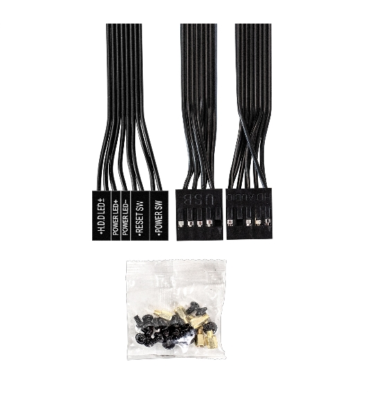 Компьютерный корпус Minitower ExeGate BAA-308M-AAA350 (mATX, БП AAA350 с вент. 8см, 2*USB, HD Audio, черный)