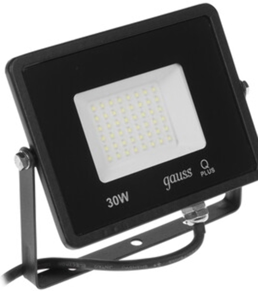 Прожектор светодиодный Gauss LED 30W IP65 6500К черный 1/10