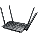 Маршрутизатор беспроводной Asus RT-AC1200 10/100BASE-TX черный (Dual Band), фото15