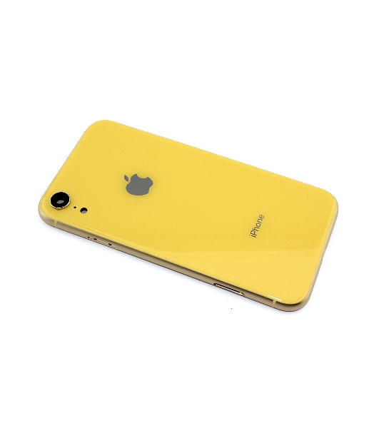 Задняя крышка (корпус) в сборе с рамкой для Apple iPhone XR желтый