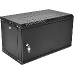 Шкаф телекоммуникационный настенный разборный ЦМО ЭКОНОМ 9U (600 x 350) дверь металл, черный (ШРН-Э-9.350.1-9005), фото8