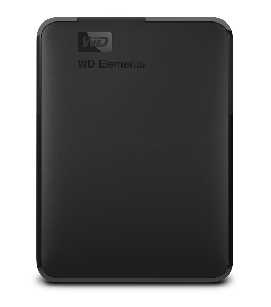 Внешний HDD 2.5' Western Digital Elements Portable, 2TB, USB 3.2 Gen 1 Type-A, 5400 rpm, черный