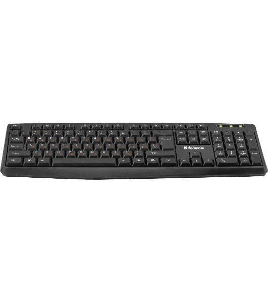 Клавиатура проводная Defender Concept HB-164, USB, черный