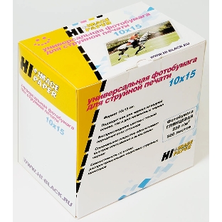 Бумага Hi-Black A2124 глянцевая односторонняя(Hi-image paper) 10x15, 230 г/м, 500 л. (H230-4R-500)