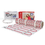 Теплый пол (нагревательный мат) Rexant Classic RNX -8,0-1200 (площадь 8,0 м2 (0,5 х 16,0 м)), 1200 Вт, двухжильный с экраном, фото 1