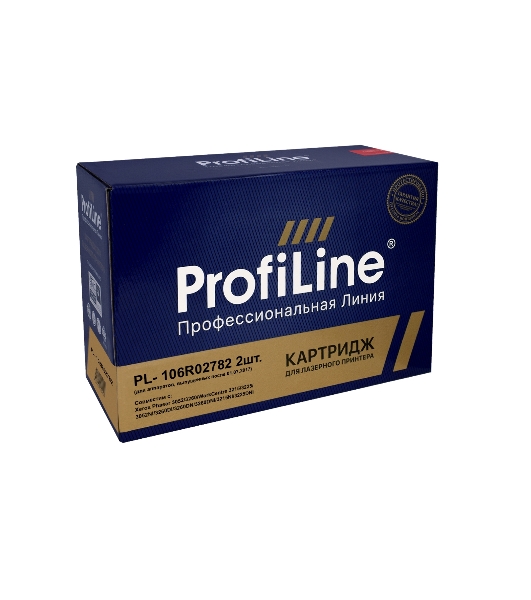 Картридж лазерный ProfiLine PL-106R02782, двойная упаковка, для принтеров Xerox Phaser 3052/3260/WorkCentre 3215/3225/3052NI/3260DI/3260DN/3260DNI/3215NI/3225DNI (для аппаратов, выпущенных после 01.07.2017) 2х3000 копий