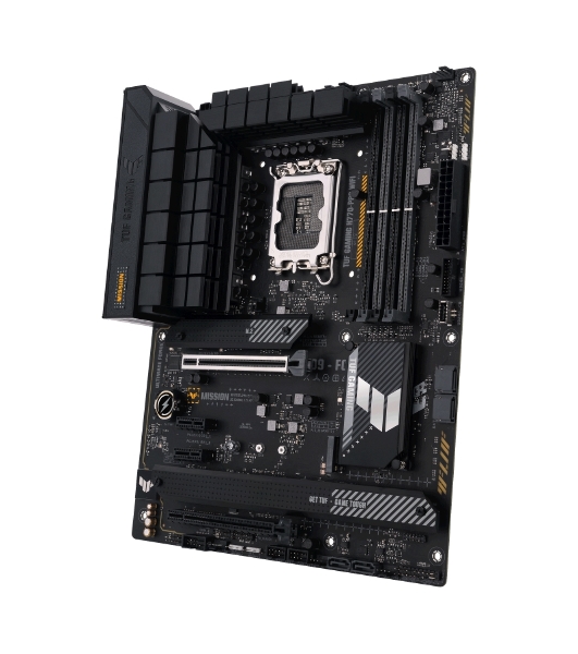 Материнская плата ASUS TUF GAMING H770-PRO WIFI, LGA 1700, Intel H770, 4xDDR5, 4xSATA, 4xM.2, 1xPCIe 5.0 x16, 1xPCIe 4.0 x4, 2xUSB-A 3.2 Gen 2, 4xUSB-A 3.2 Gen 1, 1xUSB-C 3.2 Gen 2x2, 1x2.5Gb LAN, 5x3.5 мм, 7.1, Standard-ATX