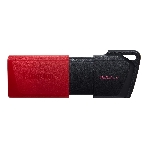 Флешка USB Kingston DataTraveler Exodia M (DTXM/128Gb), 128Gb, USB 3.2 Gen 1, R/W 150/60, черный/красный, фото12
