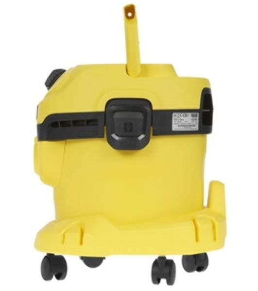 Строительный пылесос Karcher WD 2 Plus V-12/4/18 желтый, 1000 Вт, уборка сухая/сбор воды, пылесборник мешок/контейнер, 12 л