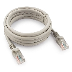 Патч-корд UTP Cablexpert cat.5e, 2м, литой, многожильный, серый, фото5