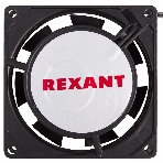 Вентилятор для корпуса Rexant RX 8025HS 220VAC черный, 80 мм, 2450 об/мин, 29 дБ, 2 pin, фото2