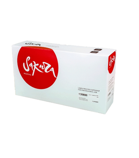 Картридж лазерный Sakura 113R00668 для Xerox Phaser 5500, черный, 30 000 к.