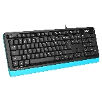 Клавиатура проводная A4Tech Fstyler FKS10, USB, черный/синий, фото4